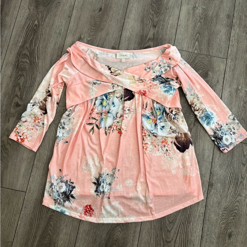 Cleobella woman’s Chic Floral Pink Top
